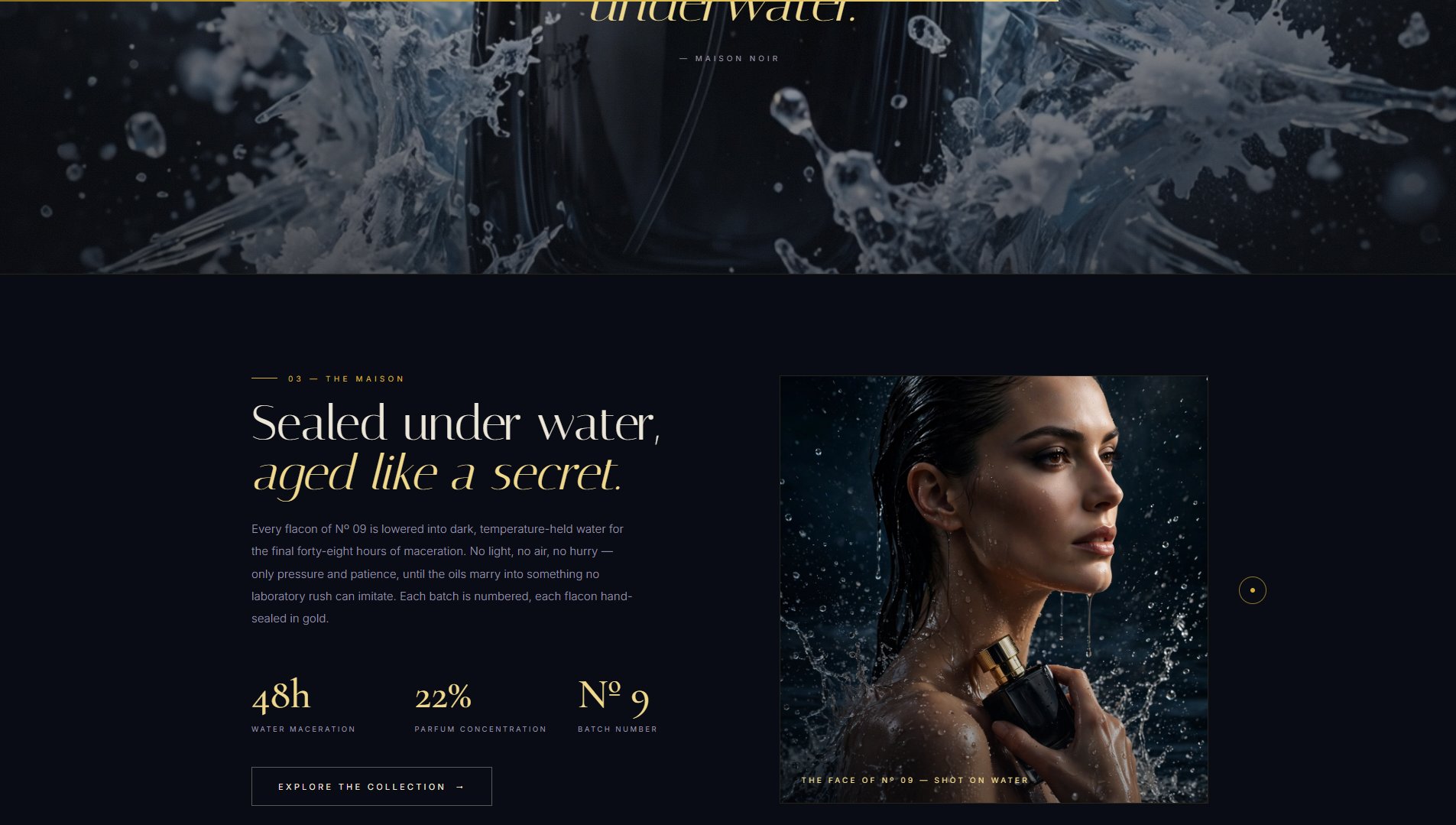MAISON NOIR — Perfume Website screenshot 5