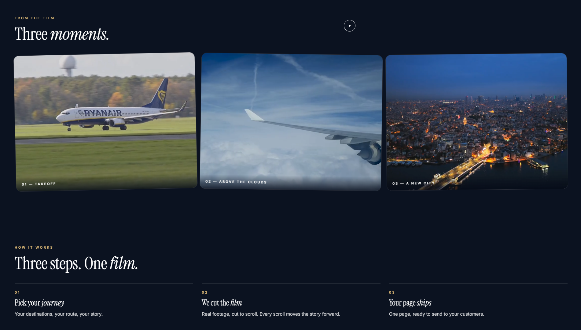 ONE TICKET — Travel Website screenshot 4