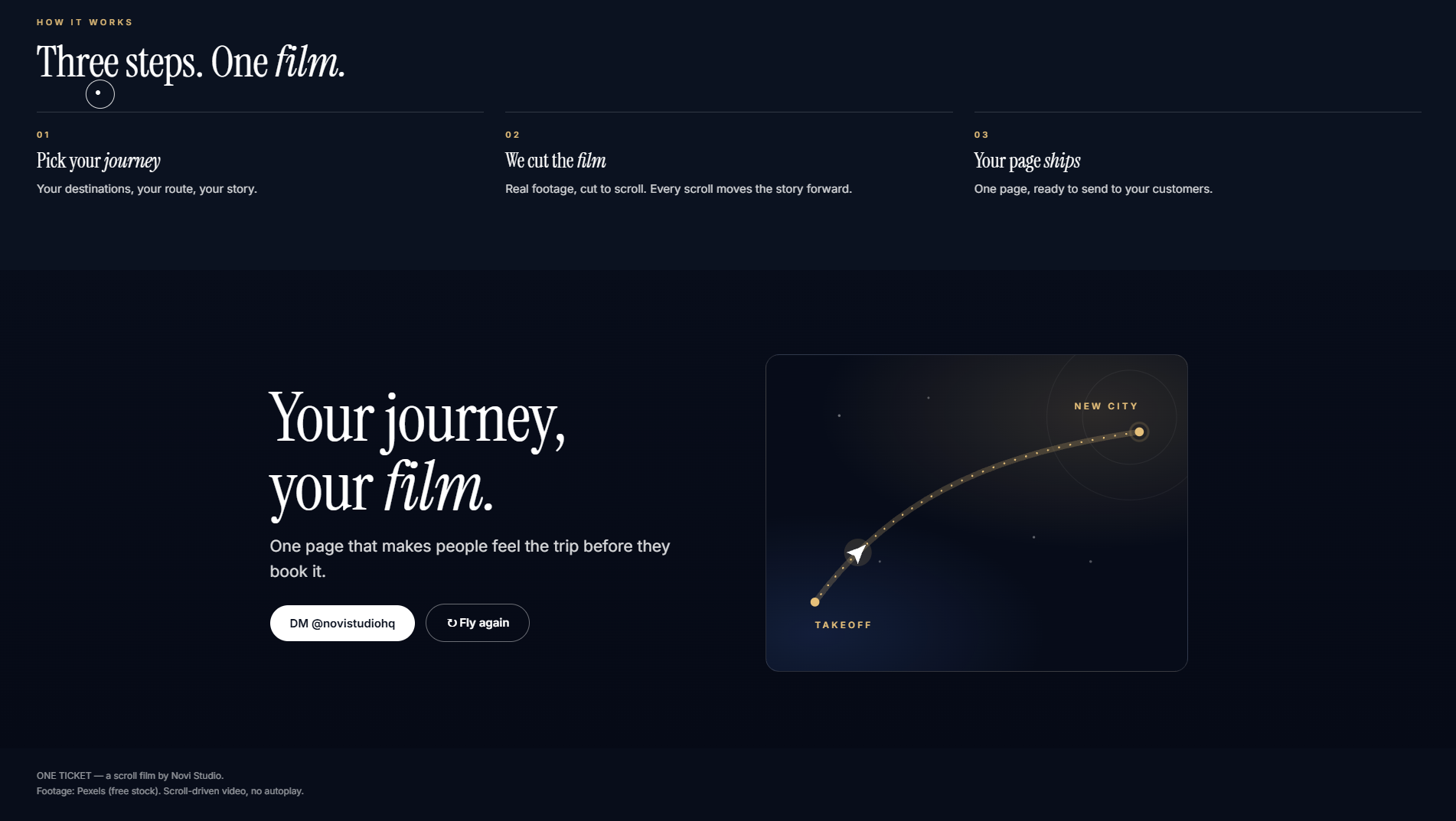 ONE TICKET — Travel Website screenshot 5