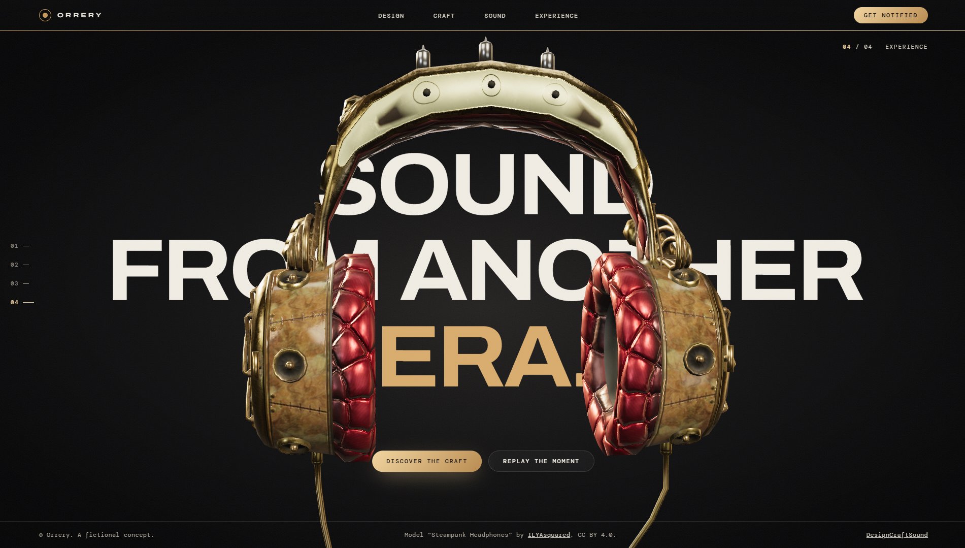 Orrery Aether — 3D Product Website screenshot 6